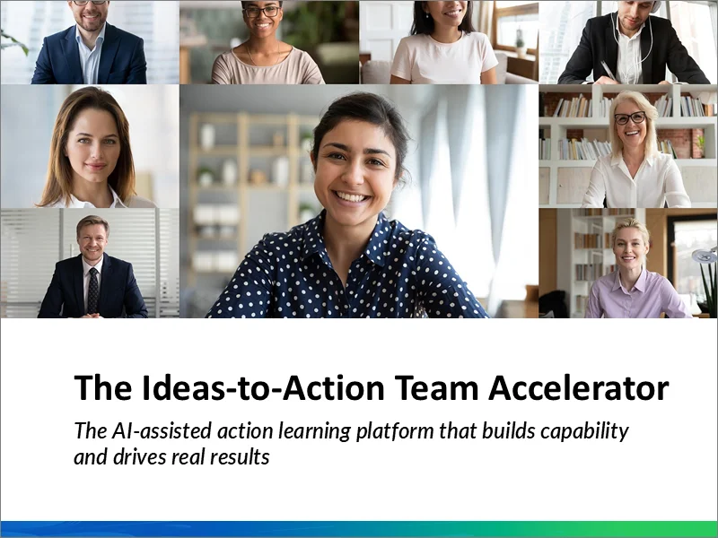 Blog preview image for the Ideas-to-Action Team Accelerator solution.